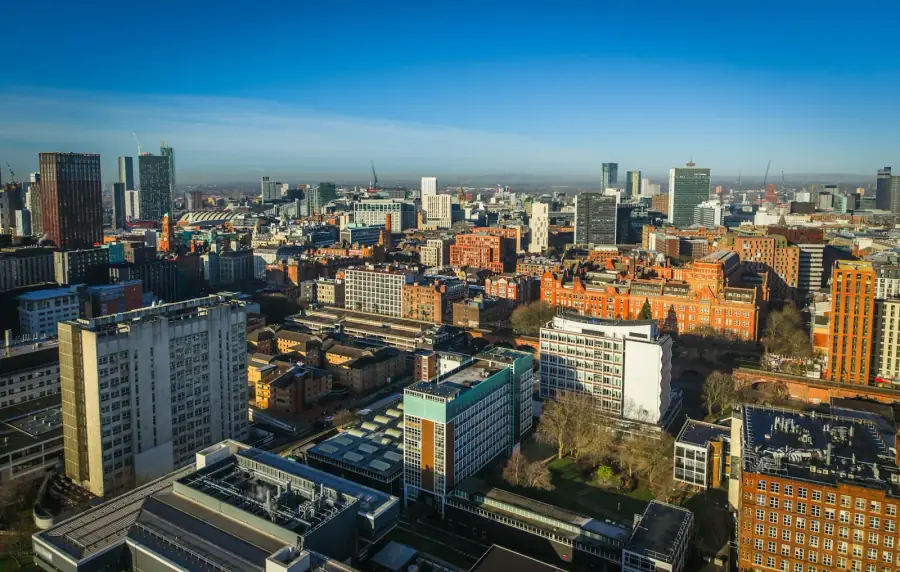 A view across Manchester
